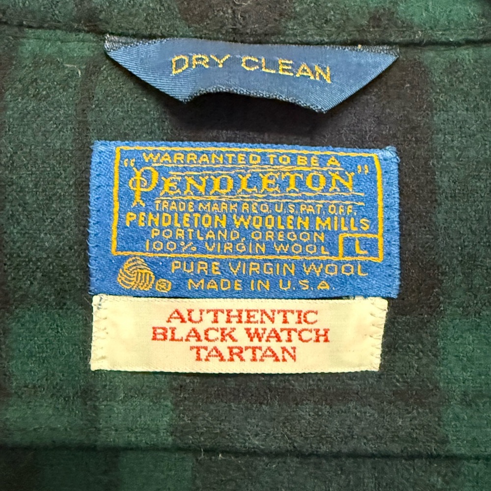 Vintage Pendleton “Authentic Blackwatch Tartan” W… - image 5